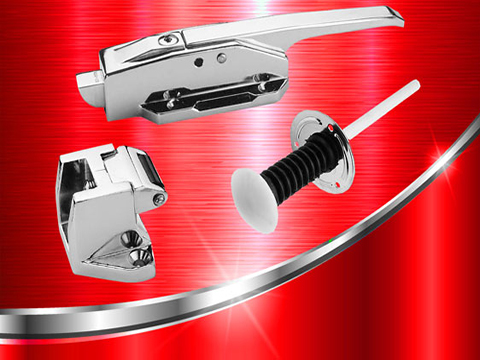 Slam latch set with inside safety release