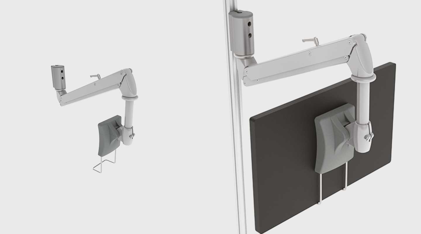 Industrial monitor mounts: users reach for the sky