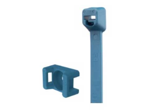 Antimicrobial and metal-detectable cable ties and fasteners