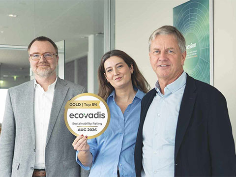 EcoVadis gold for Lohmann: greater transparency and confidence for customers