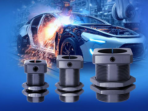 Ceramic coated sensor mounting weld brackets provide a tough solution
