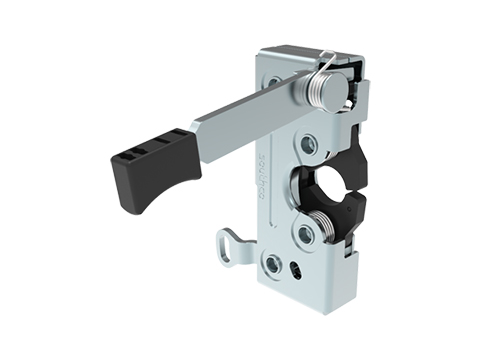 Heavy-duty rotary latch simplifies cab access while enhancing operator safety