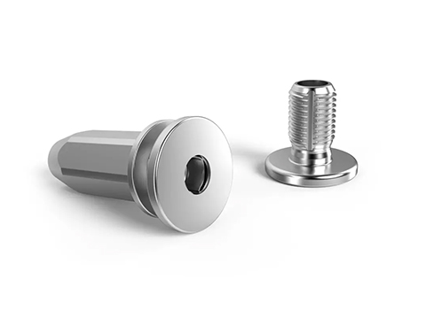 Metal adjustment element for maximum strength