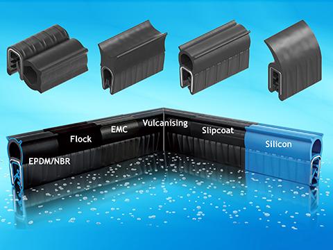 Emka sealing profiles for industrial cabinets and enclosures