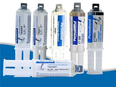 High-performance adhesives now in practical dual-syringe packaging