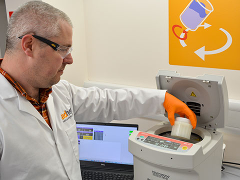 Planetary mixer delivers uniform, homogenous adhesive mix