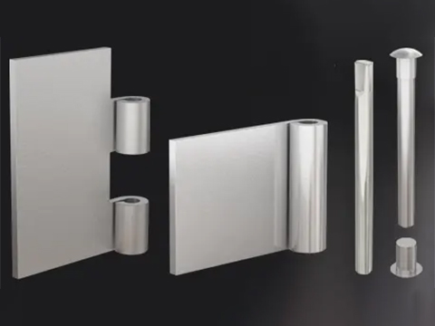 Strong weld-on hinges for commercial and industrial gates