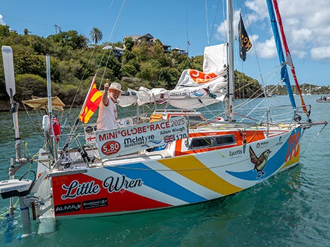Accu components power round-the-world sailor in support of young adult cancer charity