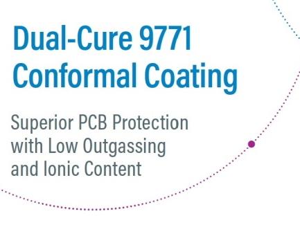 First conformal coating to meet ASTM E595 and Mil-Std 883