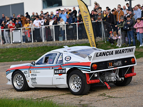 Accu helps legendary Lancia rally car with race to the finish